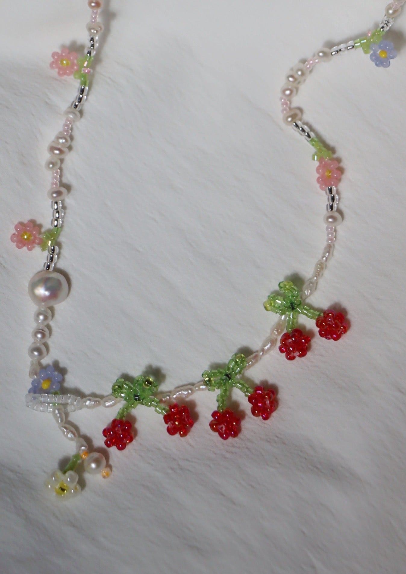 Poetry of Wild Red Cherries
