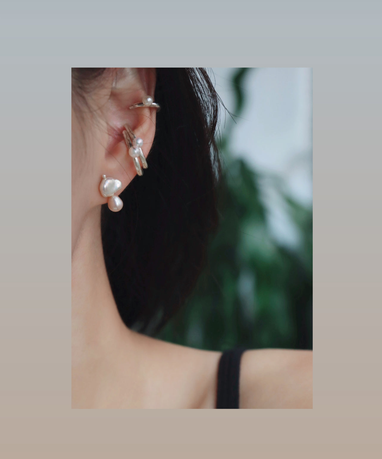 ( EarCuff ) Mermaid Tears