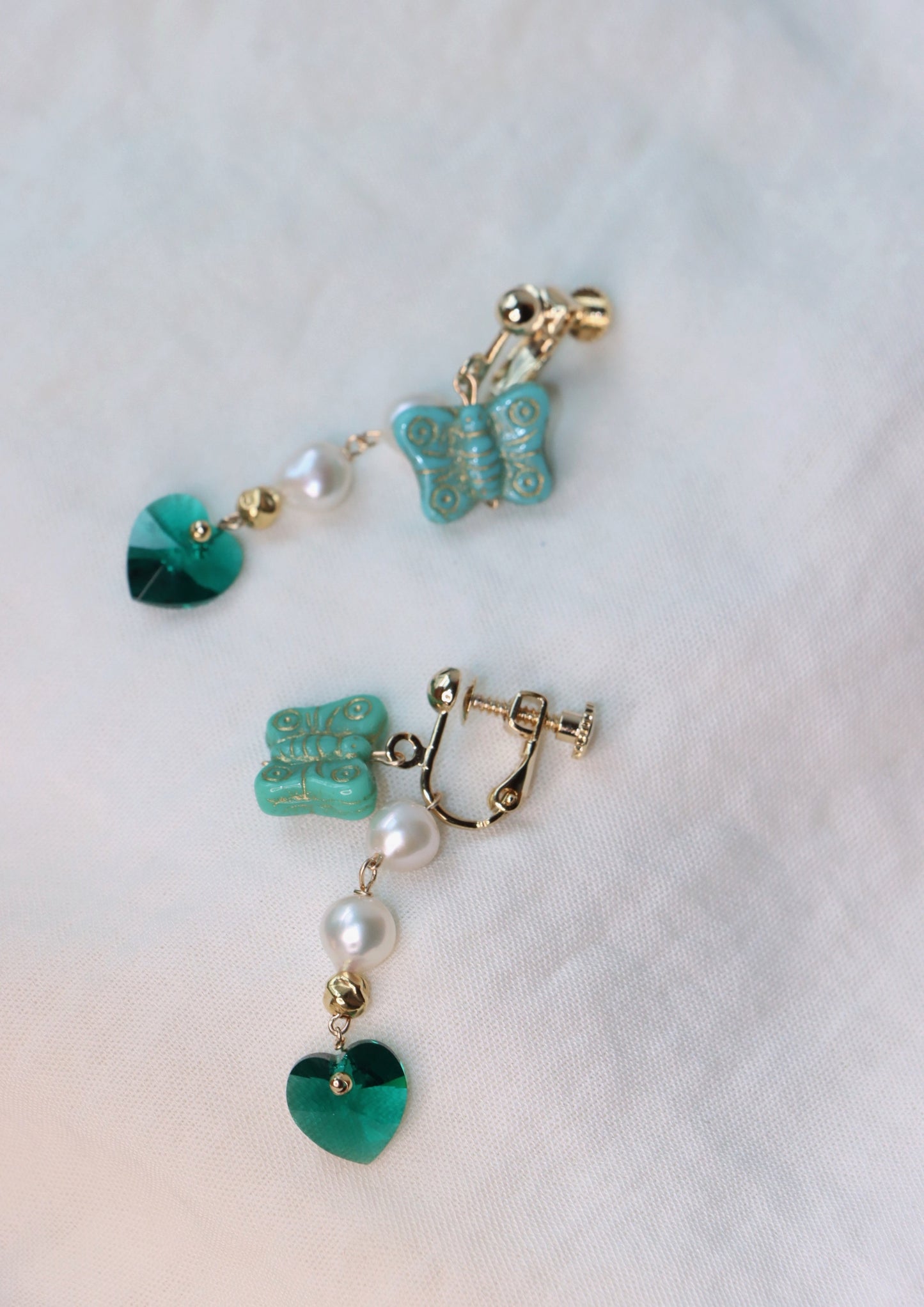 A Girl Growing Wings (Ear Clip On)