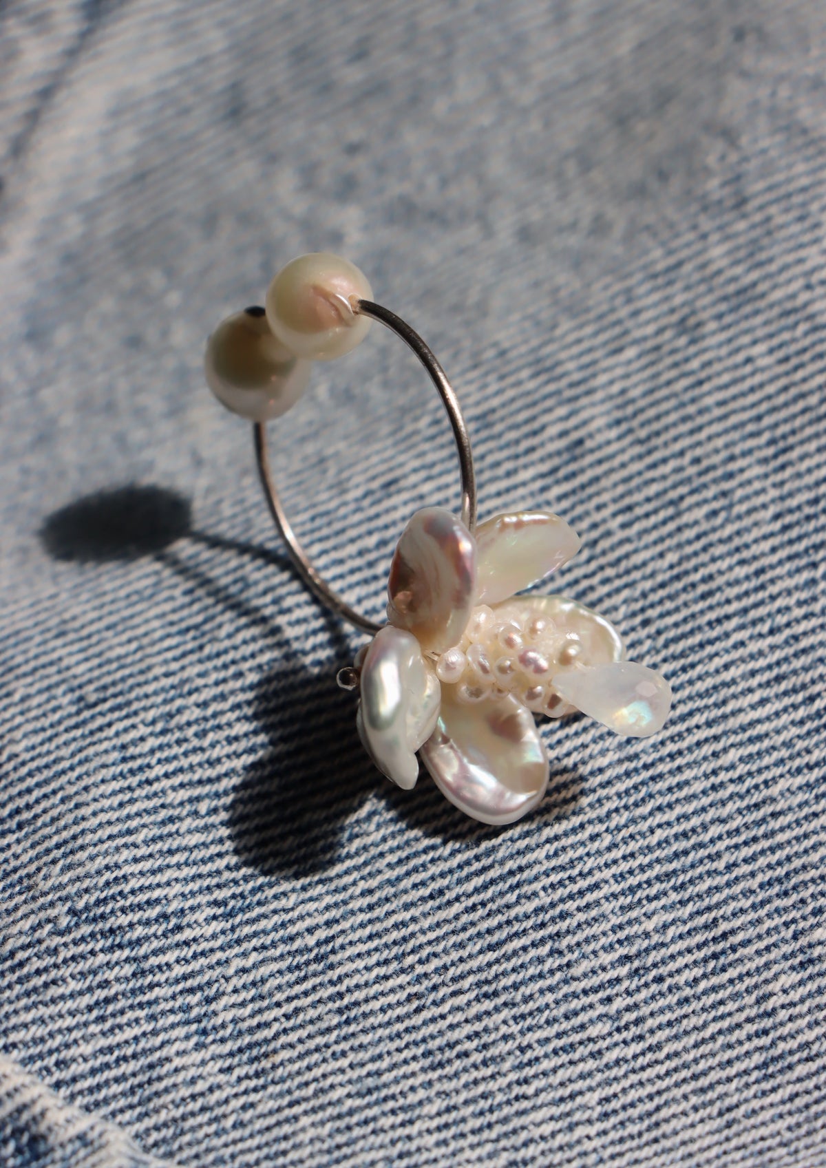 Hibiscus In Pearls
