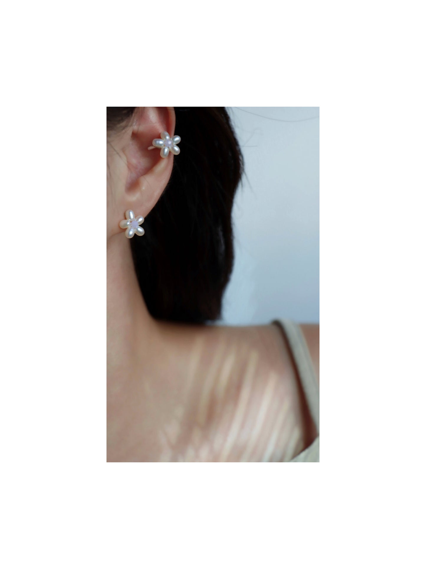 (Earcuff-small) Lavender Latte